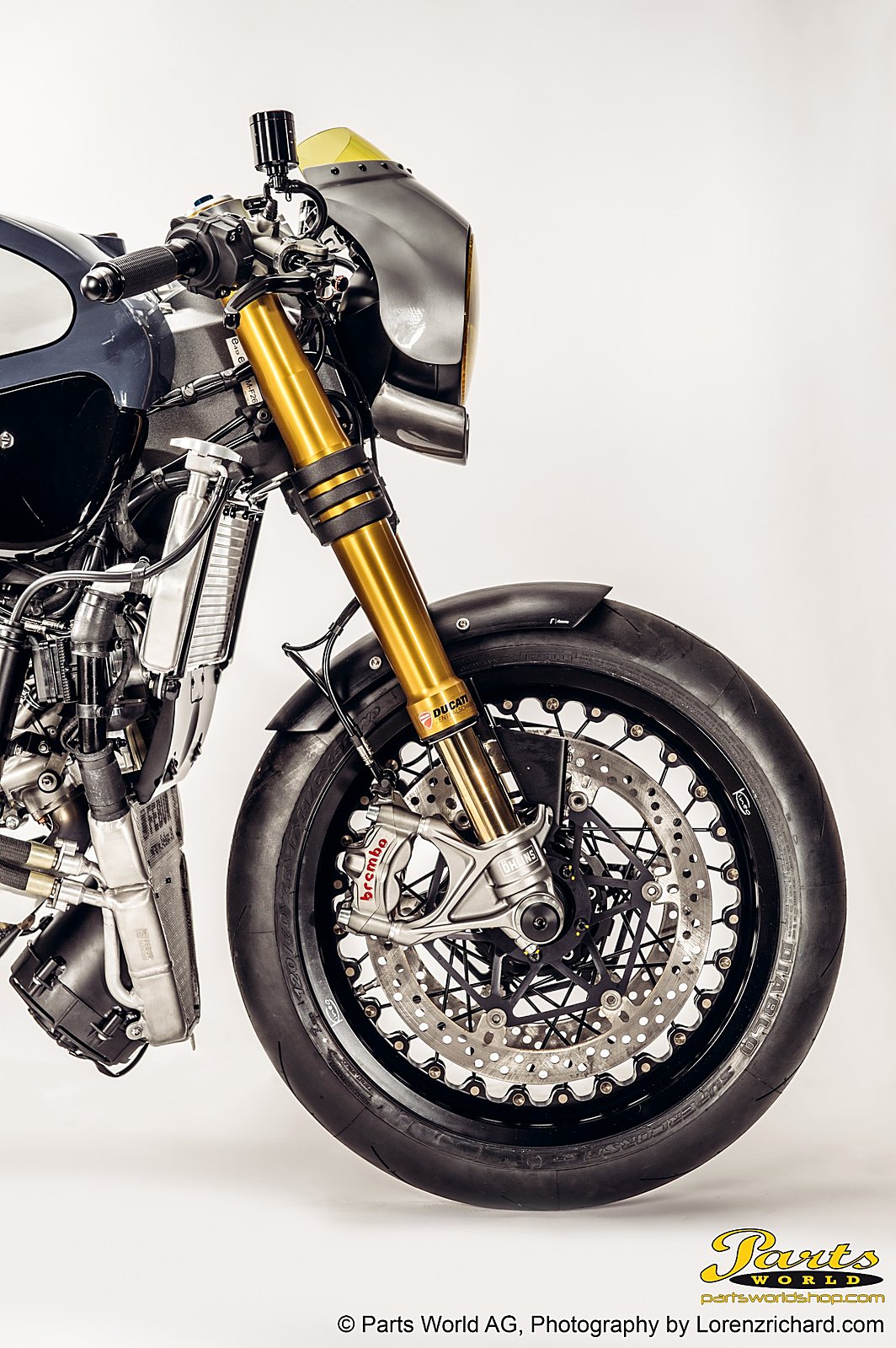 Ducati Cafe Racer, Frontpartie