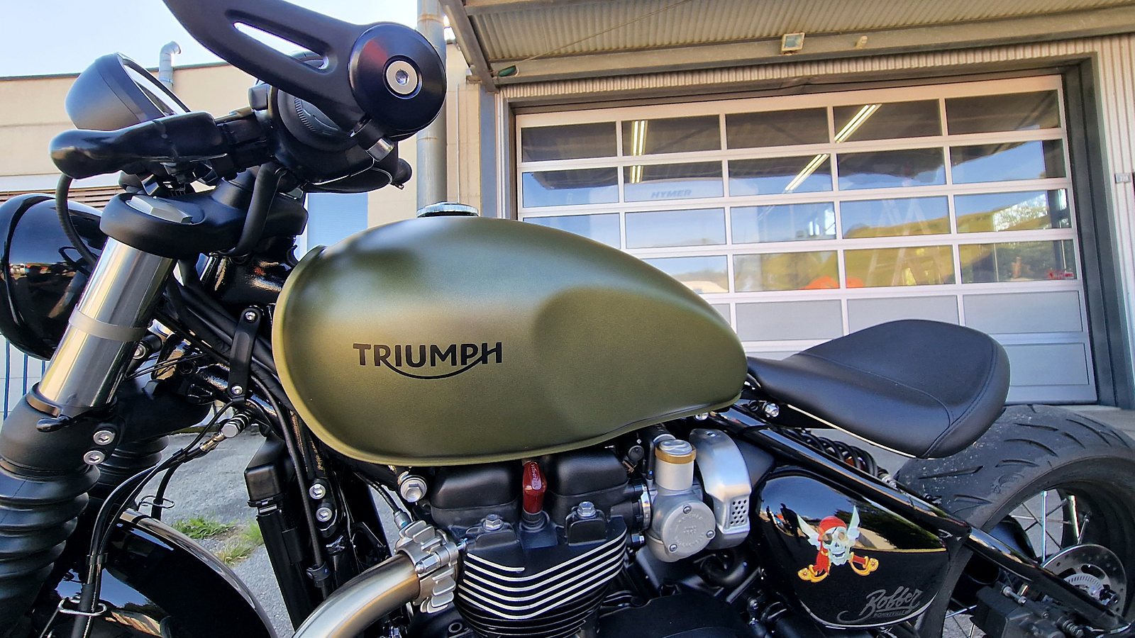 Triumph Bobber, Tank-Detail